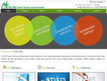 Tablet Screenshot of nutekpower.com
